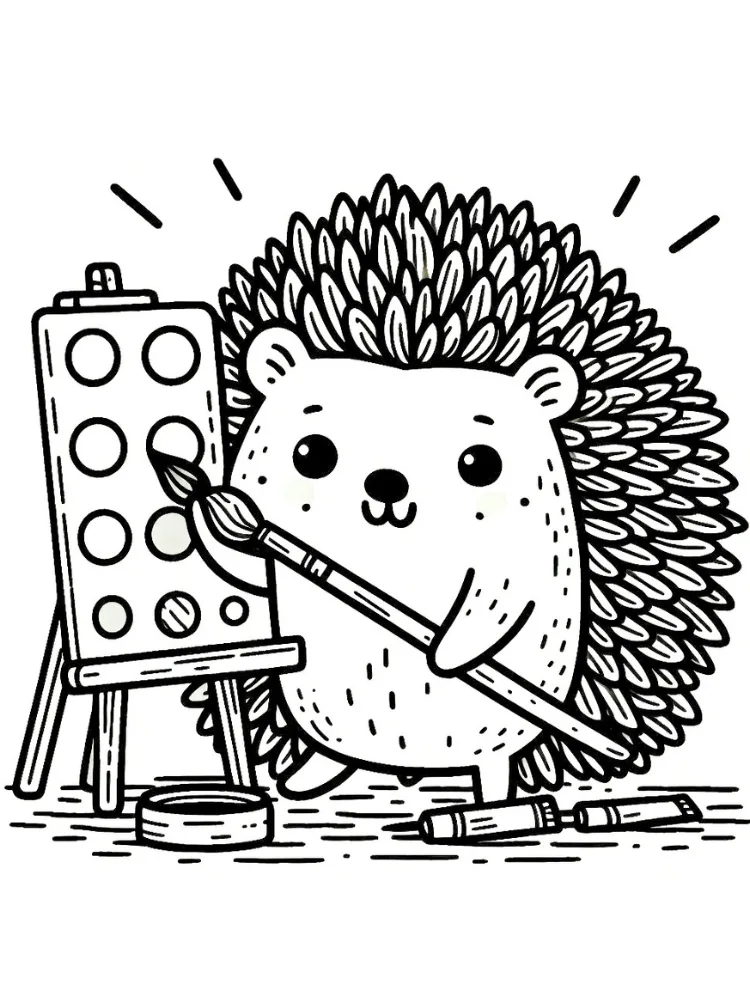 Hedgehog Coloring Pages 25 merry Hedgehog coloring pages 1