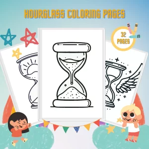 Hourglass Coloring Pages thumbnail