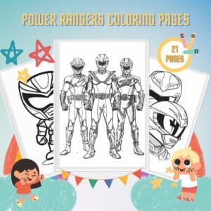 Power Rangers Coloring Pages thumbnail