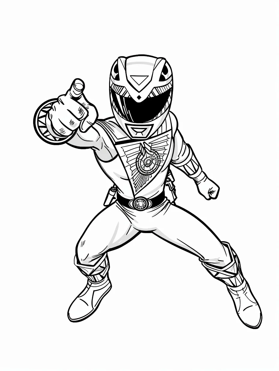 Power Rangers coloring book pages