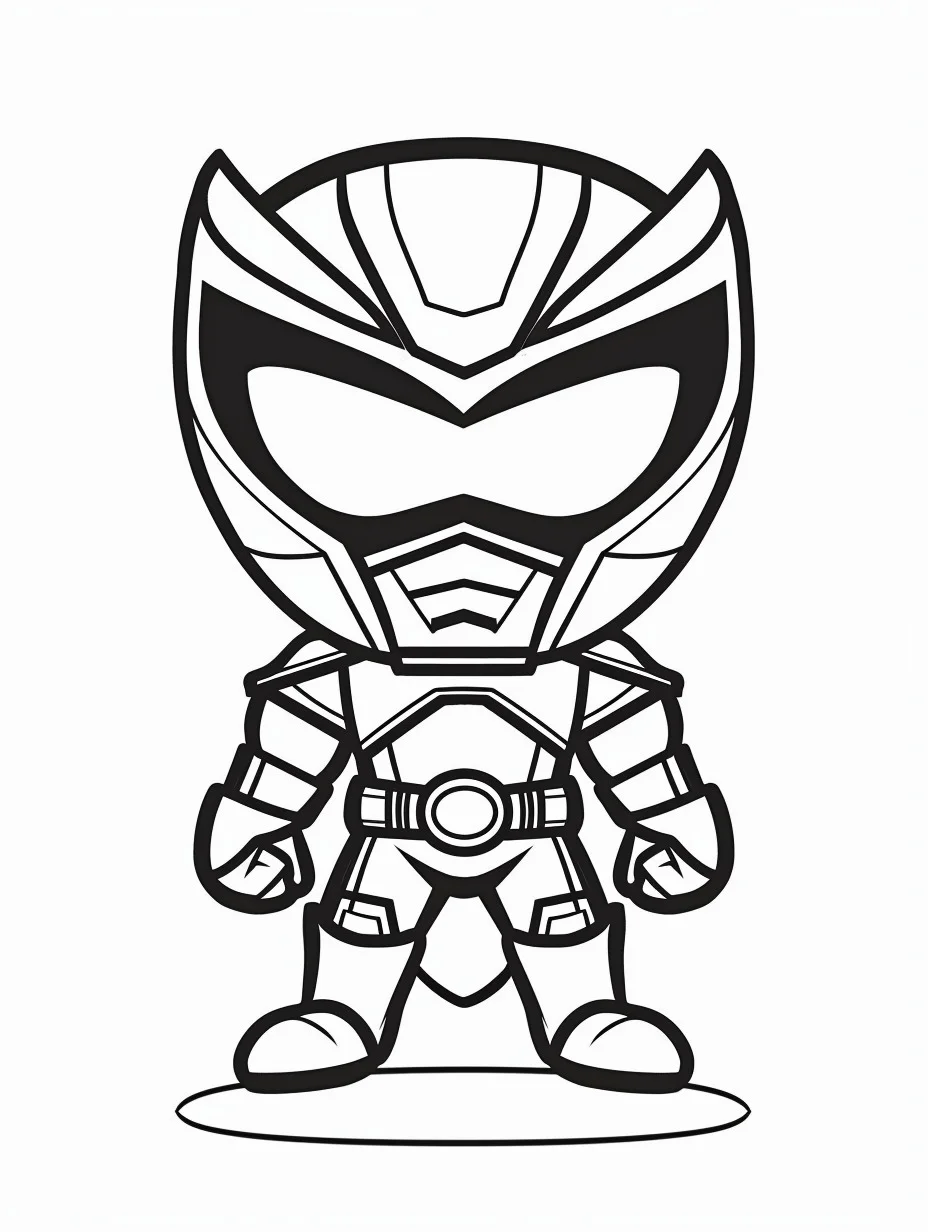 adult coloring pages Power Rangers