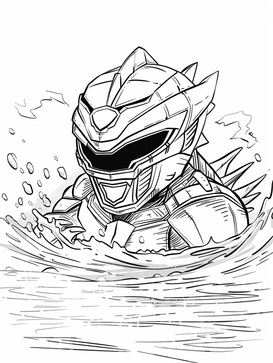 adult Power Rangers coloring pages