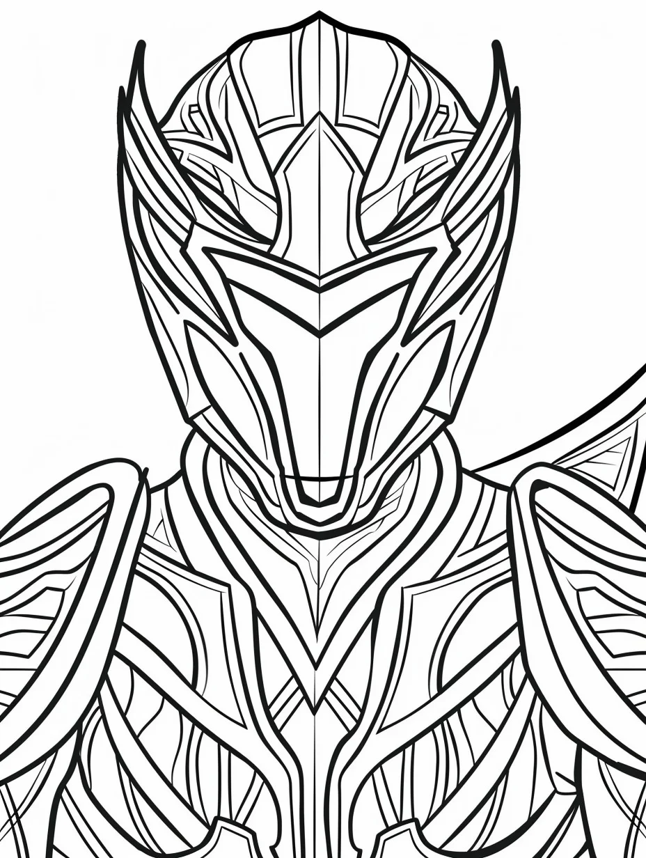 free Power Rangers printable coloring pages