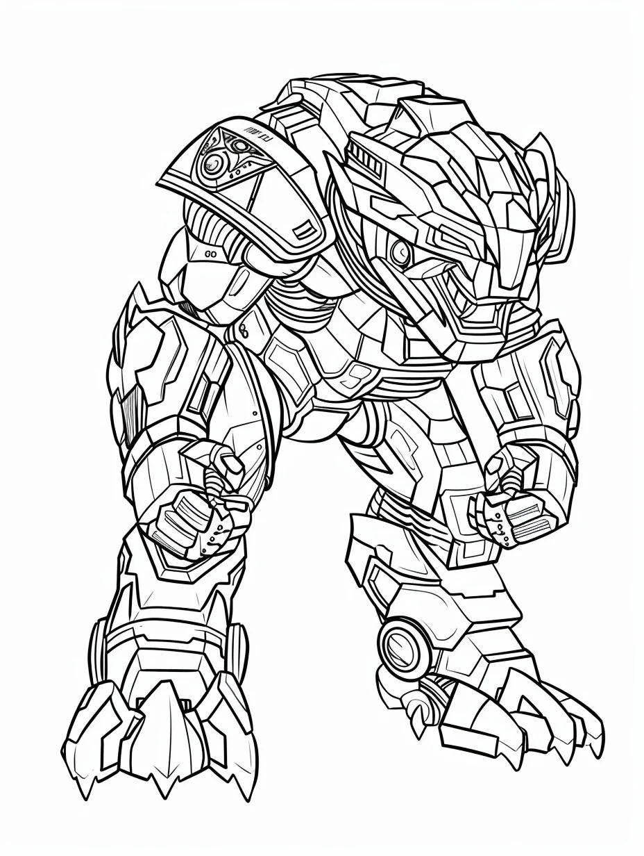 coloring pages printable Power Rangers