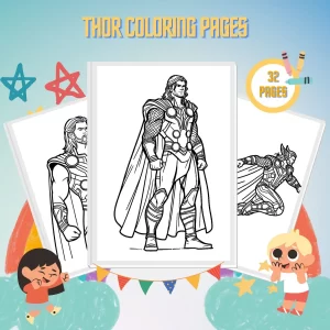 Thor Coloring Pages thumbnail