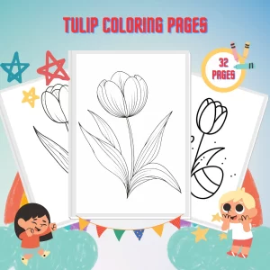 Tulip Coloring Pages