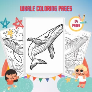 Whale Coloring Pages thumbnail