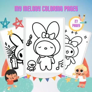 My Melody Coloring Pages